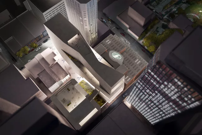 Sn'hetta Addition for SFMOMA Taking Shape