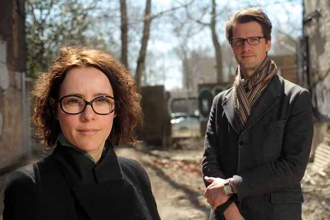 New York City Lab team members Elma van Boxel and Kristian Koreman of the Rotterdam-based architecture firm ZUS (Zones Urbaines Sensibles)