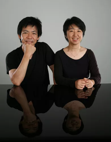 Yoshiharu Tsukamoto and Momoyo Kaijima of Atelier Bow-Wow, design architects for the first cycle of the BMW Guggenheim Lab