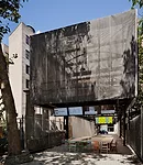 Exterior view from Houston Street