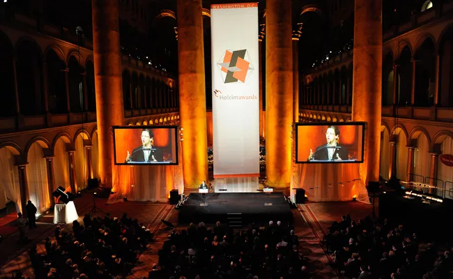 October 20 ceremony at the National Building Museum in Washington, D.C. 