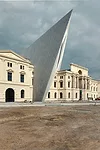Irregularly shaped exhibition spaces with views out to the city fill Libeskind&rsquo;s shard.