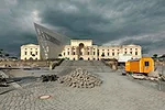 The museum is located in a sprawling former military complex in a factory district, just north of city&rsquo;s historic center and the scruffy but vibrant Neustadt neighborhood and a short walk from a