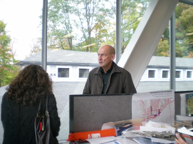 Rem Koolhaas, who was hired for the project in 2005, led a tour of the building in late October.