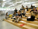 Although workers were still finishing punch-list items during the recent tour, students and faculty moved into the new building at the end of August.