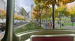 Queens Quay Transit view, looking east toward Victory silos.  