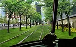 Villiers Street transit, looking west towards Essroc silos. 