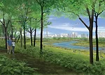 Urban estuary in the River Precinct. 