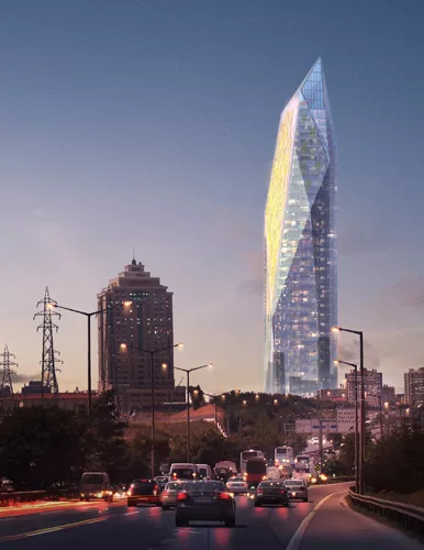 On the Boards: FXFOWLE Designs Istanbul Tower