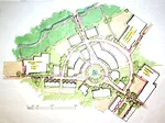 A plan for a proposed community center in DeKalb, GA.