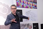 Andrew Zago of Zago Architecture presents at the <em>Foreclosed: Rehousing the American Dream Open Studios</em> at P.S.1 in 2011.