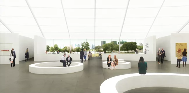 Rendering for Frieze New York