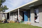Students worked with community members in the Los Piletones district on a variety of projects: designing a master plan, redesigning a library space, creating lighting fixtures for a soup kitchen, and 
