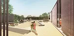 This school project in one of the world&rsquo;s poorest countries aims to provide further education to the inhabitants of a rural area. The natural ventilation is enhanced by routing air through under