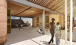 This school project in one of the world&rsquo;s poorest countries aims to provide further education to the inhabitants of a rural area. The natural ventilation is enhanced by routing air through under