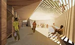 This school project in one of the world&rsquo;s poorest countries aims to provide further education to the inhabitants of a rural area. The natural ventilation is enhanced by routing air through under