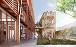 The design team is integrating biomimicry to create a locally attuned and responsive building solution. The building references the local Kapok tree, both in the branching support system of the balcon