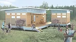 Architecture students from the University of Virginia are working in Haiti as part of a studio course called Initiative reCOVER. The current project, Breathe House, is a prefabricated structure design