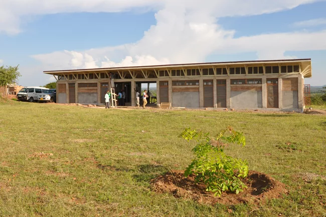 The University of Cincinnati's School of Architecture and Interior Design helped build a health center in rural Tanzania. 