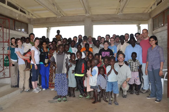 The University of Cincinnati's School of Architecture and Interior Design helped build a health center in rural Tanzania. 