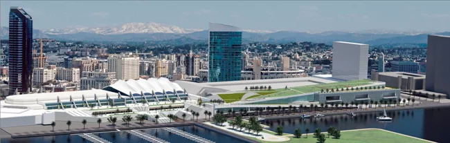 A major expansion is planned for the San Diego Convention Center. Fentress Architects is designing the project.