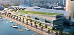 The plan calls for increasing exhibition and meeting space and adding a 5-acre waterfront park.  