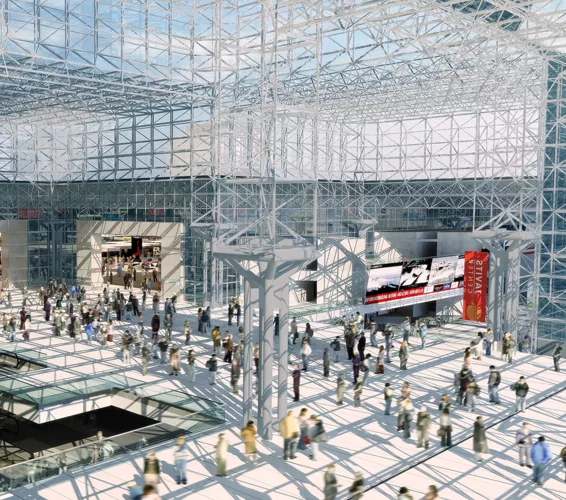 The renovation will play to the building's strengths (preserving its once-revolutionary space frame) while bringing massive aesthetic, organizational, and environmental improvements.