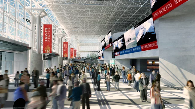 But the center could possibly be torn down. In January, New York governor Andrew Cuomo announced that because the 600,000-square-foot Javits Center is too small for the biggest conventions, he wants t