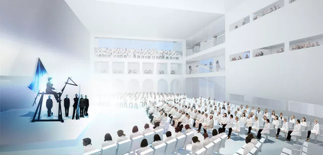 The firm unveils its design for a performance art training camp in upstate New York.