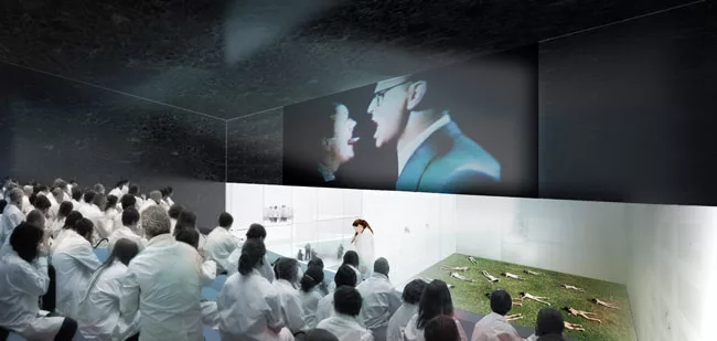 The firm unveils its design for a performance art training camp in upstate New York.