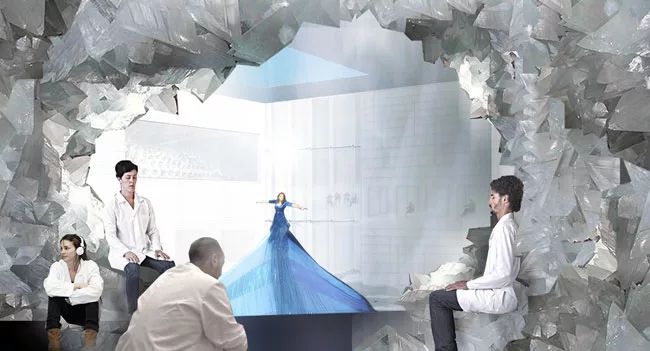 The firm unveils its design for a performance art training camp in upstate New York.