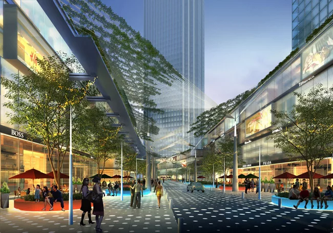 SWA has designed the public open spaces for Suzhou Center.