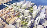 Encompassing 23 acres, Seaport Square will include office, hotel, and residential space expected to total some 3.5 million square feet. In January, the Boston Redevelopment Authority gave the develope