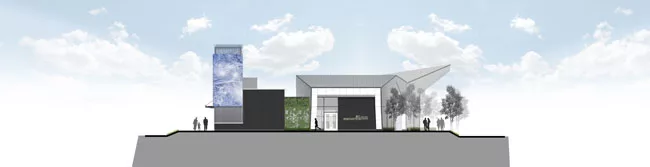 <strong>Seaport Square</strong>BostonThe Innovation Center’s facades, of corrugated metal, will support two large LED signs that will promote events at the facility, as well as provide a revenue