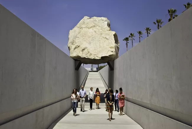 <p>Michael Heizer, <em>Levitated Mass</em>, 2012</p><p>Los Angeles County Museum of Art</p>