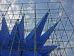 Scaffolding measurements: 56’ x 56’ x 46.’