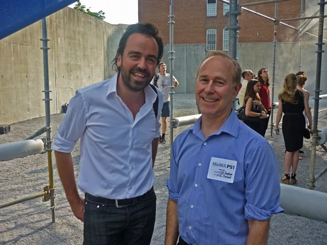 Photographer Iwan Baan and <em>Arch Record's</em> Clifford Pearson.