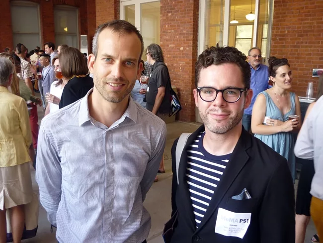 Writer John Gendall and <em>Arch Record's</em> William Hanley.