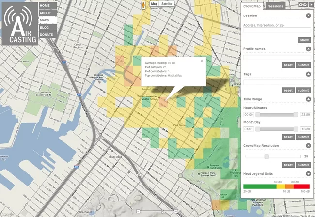 <p><strong>HabitatMap</strong></p><p><strong><em>Air Casting</em></strong></p><p><strong>(New York, 2010)</strong></p><p>AirCasting is a platform for recording, mapping, and sharing environmental data