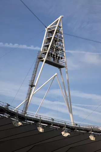 <strong>London Olympic Stadium </strong><br />London<br /> <br />Architect: Populous<br />Client: Olympic Delivery Authority<br />Structural engineer: Buro Happold<br />Services engineer: Buro Ha