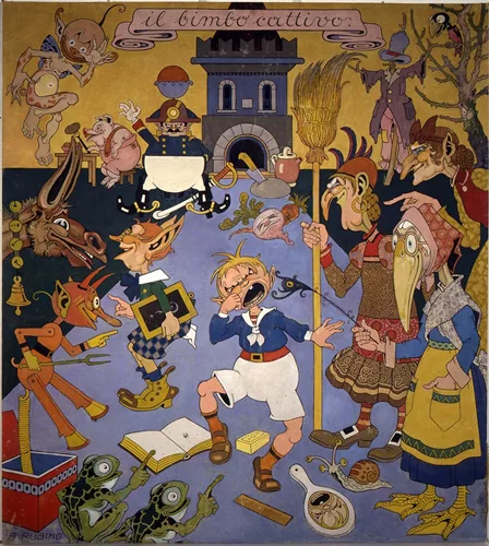 Antonio Rubino, <em>Il bimbo cattivo (The bad child)</em>, c. 1924