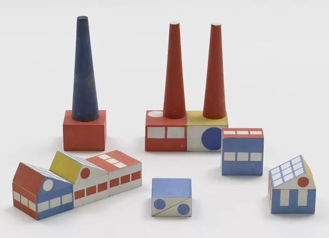 Ladislav Sutnar, <em>Build the Town</em> building blocks, 1940–43