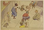 Lucienne Bloch, <em>The Cycle of a Woman’s Life</em>, study for a mural commissioned by Federal Art Project, Works Progress Administration, for the House of Detention for Women, Greenwich Villag