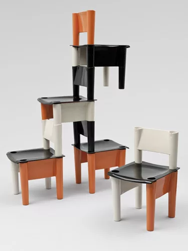 Jonathan De Pas, Donato D’Urbino, Giorgio DeCurso, and Paolo Lomazzi<em>, Chica</em>, modular children’s chairs, 1971