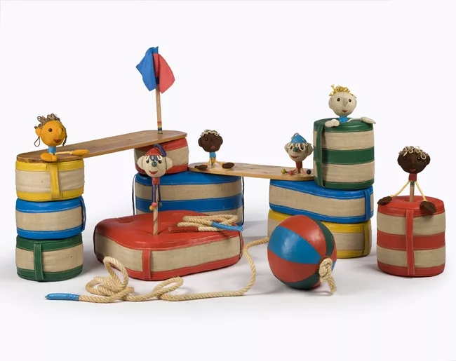 Renate Müller, indoor play area, 1985