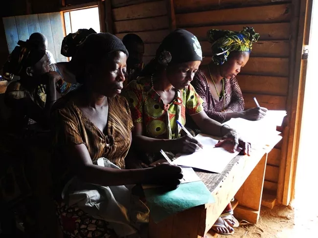 <p><strong>Tuungane Health Center</strong></p><p class='MsoNormal'>The woman pictured in the middle is the president of the elected development committee for Irhaga, a small village in the territory o