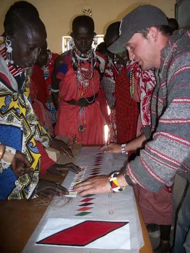 <p><strong>Loita Learning Center</strong></p>Newman worked with the local Maasai women to incorporate their talents as jewelry designers into the design of the building.