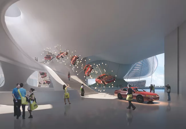 Inside Studio Pei Zhu's proposal.