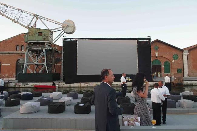 Former OMA architect Ole Scheeren's floating 'Archipelago' hosted a screening of a film about, well, Ole Scheeren.