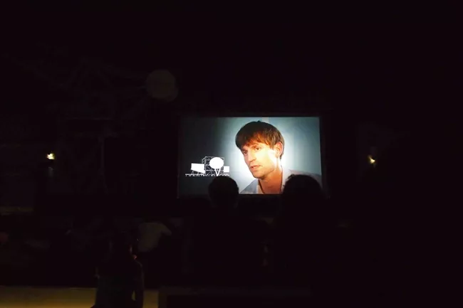 Former OMA architect Ole Scheeren's floating 'Archipelago' hosted a screening of a film about, well, Ole Scheeren.